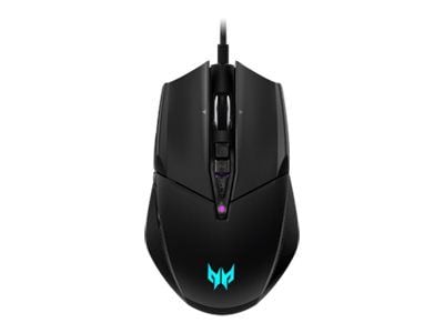 Acer Predator Cestus 335 (PMW120) - Mus - ergonomisk - optisk - 10 knapper - kablet - USB 2.0 - svart - løsvekt