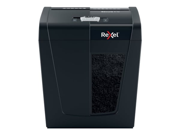 Rexel Secure X10 - Makulator - tverrkutt - 4 x 40 mm - P-4