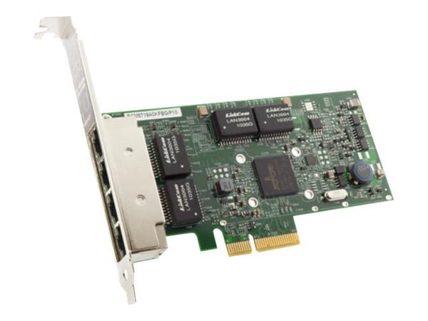 Broadcom BCM5719-4P - Nettverksadapter - PCIe 2.0 x4 lav profil - Gigabit Ethernet x 4