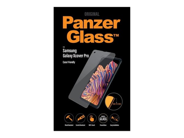 PanzerGlass - Skjermbeskyttelse for mobiltelefon - glass - krystallklar - for Samsung Galaxy Xcover Pro