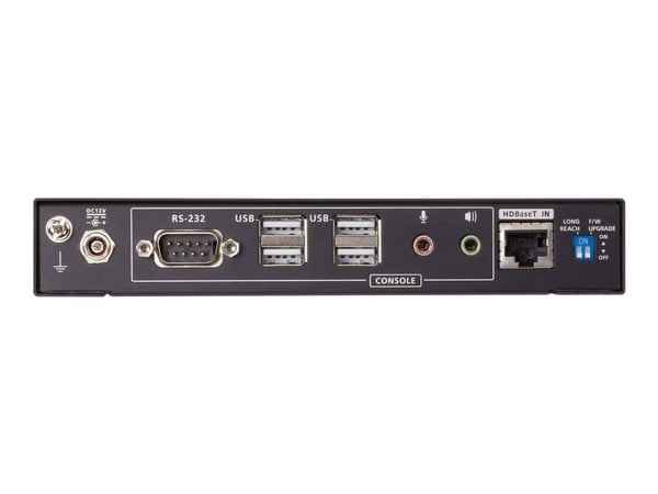 ATEN CE 924 - Fjern- og lokal enhet - KVM / lyd / seriell / USB-svitsj - USB, RS-232, DisplayPort, HDBaseT 2.0 - USB - opp til 150 m