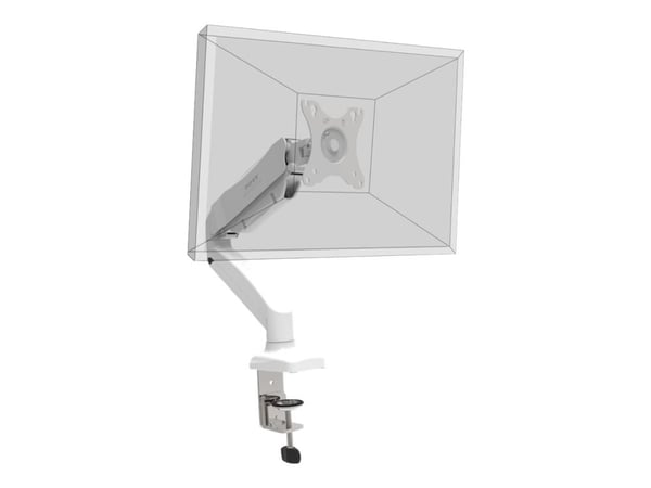 PORT - Monteringssett (justerbar monitorarm, skrivebordsklemmemontering, kausemontering) - justerbar arm - for LCD-skjerm - aluminium, plastikk, st...