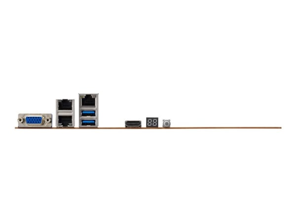 ASUS P12R-M - Hovedkort - micro ATX - LGA1200-sokkel - C252 Chipset - USB 3.2 Gen 2 - 2 x Gigabit LAN - innbygd grafikk