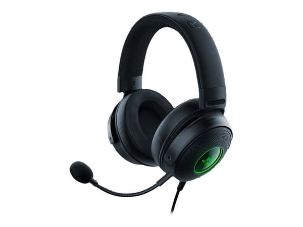 Razer Kraken V3 HyperSense - Hodesett - full størrelse - kablet - USB-A - lydisolerende