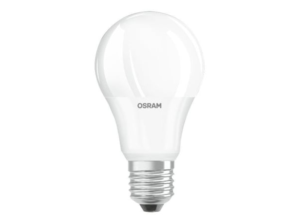 OSRAM LED STAR Classic A - LED-lyspære - form: A60 - mattslipt finish - E27 - 8.5 W (ekvivalent 60 W) - klasse F - kjølilg hvitt lys - 4000 K