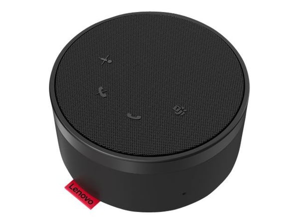 Lenovo Go - Högtalartelefon (handsfree) - kabelansluten - USB-C - åsksvart, åskmolnsgrå - Certifierad för Microsoft-teams
