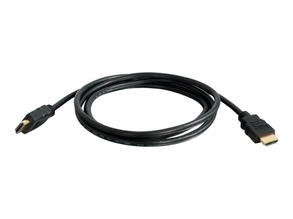 C2G 8ft 4K HDMI Cable with Ethernet - High Speed HDMI Cable -M/M - HDMI-kabel med Ethernet - HDMI hann til HDMI hann - 2.44 m - skjermet - svart
