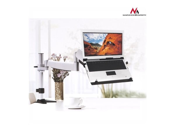 Maclean MC-764 - Monteringskomponent (holder) - for notebook - skjermstørrelse: 10"-15.6" - armmonterbar