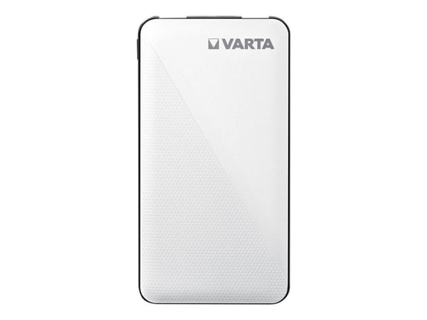 Varta Energy 5000, Musta, Valkoinen, Universaali, Litium polymeeri (LiPo), 5000 mAh, USB, 3,7 V