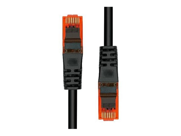 ProXtend - Koblingskabel - RJ-45 (hann) til RJ-45 (hann) - 7 m - 5 mm - UTP - CAT 6 - IEEE 802.3af - med støvel, uten hindringer, flertrådet - svart