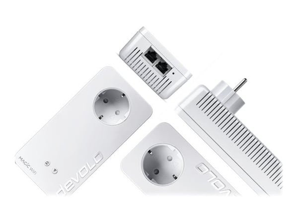 devolo Magic 2 WiFi 2-1 - Bro 1GbE, HomeGrid - Wi-Fi 5 - Dobbeltbånd - veggpluggbar
