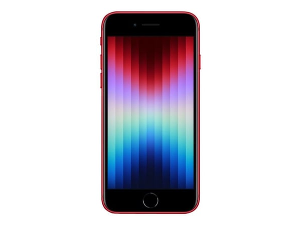 Apple iPhone SE (3rd generation) - (PRODUCT) RED - 5G smartphone - dobbelt-SIM / Internminne 64 GB - LCD-display - 4.7" - 1334 x 750 piksler - rear...