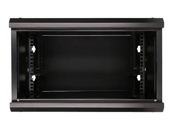 Extralink - Rack skap - veggmonterbar - svart - 6U - 19"