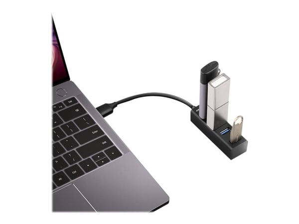 AXAGON HUE-M1A - Hub - 4 x USB 3.2 Gen 1 - stasjonær