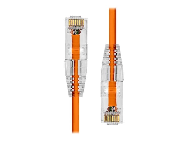 ProXtend Ultra Slim - Koblingskabel - RJ-45 (hann) til RJ-45 (hann) - 4 m - 3.6 mm - UTP - CAT 6 - halogenfri, flertrådet - oransje