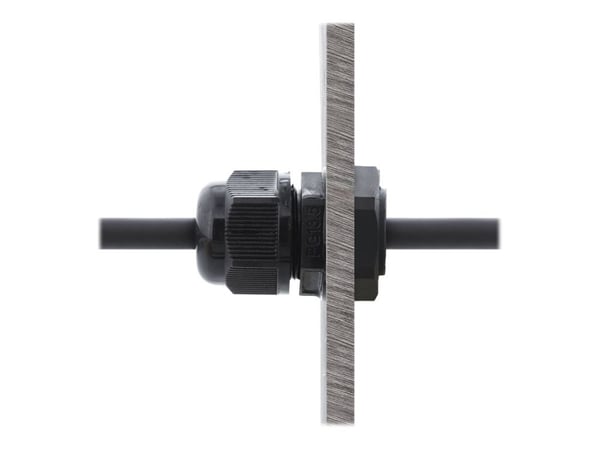 DELTACO SFTP-65AH-WP - Koblingskabel - RJ-45 (hann) til RJ-45 (hann) - 5 m - S/FTP - CAT 6a - svart