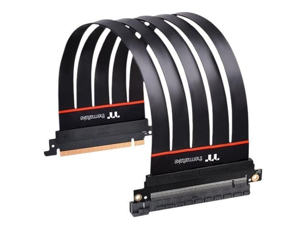 Thermaltake TT Premium PCI-E 4.0 Extender - PCI Express x16 kaapeli - 164 pin PCI Express (han) til 164 pin PCI Express (hun) - 30 cm - lajittelu