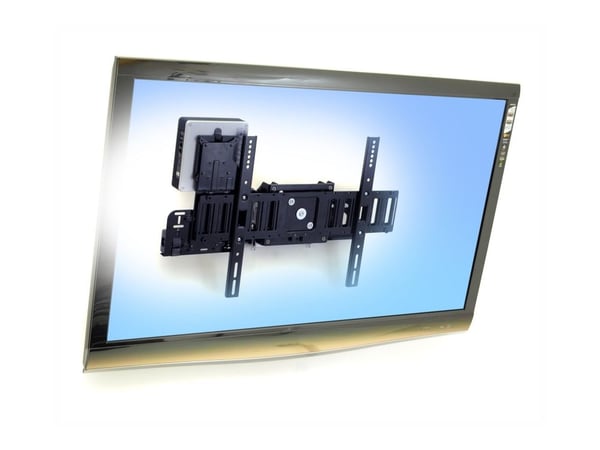 Ergotron SIM90 Signage Integration Mount - Monteringssett (veggbrakett, monteringsbraketter, hurtigutløsende VESA-plate) - for LCD-skjerm / CPU - s...