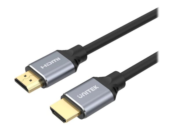 UNITEK C139W HDMI-kaapeli 3 m HDMI Type A (Standard) Musta, Harmaa