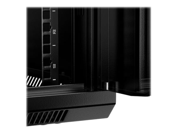 Netrack - Rack skap - veggmonterbar - svart - 9U - 19"