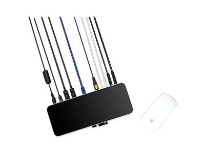 OWC Thunderbolt 3 Dock - Dokkingstasjon - Thunderbolt 3 - Mini DP - 1GbE - 85 watt
