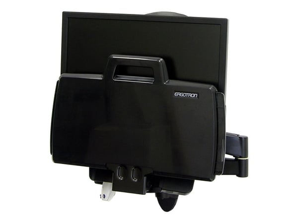 Ergotron 200 Series - Monteringssett (leddarm, tastaturbakke med venstre/høyre musbakke, strekkodeskannerholder) - for LCD-skjerm / PC-utstyr - stå...