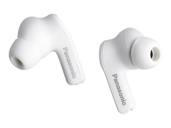 Panasonic RZ-B210W - True wireless-hodetelefoner med mikrofon - i øret - Bluetooth - hvit
