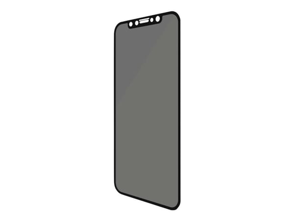 PanzerGlass™ | Personvern og etuivennlig - Skjermbeskytter for mobiltelefon - Kant-til-kant-passform - Rammefarge svart | Apple iPhone 11/XR