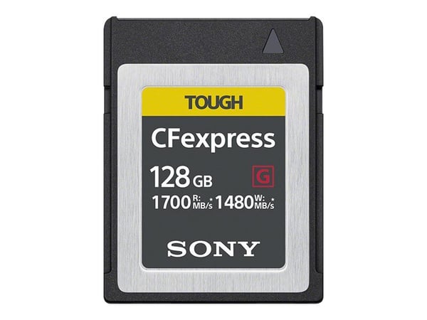 Sony CEB-G128, 128 GB, PC-kortti, 1700 MB/s, 1480 MB/s, Iskunkestävä, Vedenkestävä, Musta
