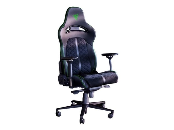 Razer Enki - Stol - armlener - T-formet - tipping - roterende - støpt polyuretanskum med høy tetthet, elastomerisk polyuretan (EPU), stålramme, alu...