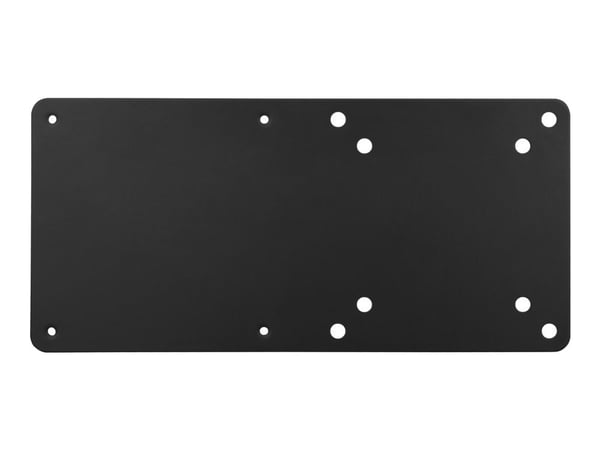 DELTACO Office ARM-0541 - Monteringskomponent (VESA-adapter) - for mini-PC - stål - matt svart - bak flatpanel