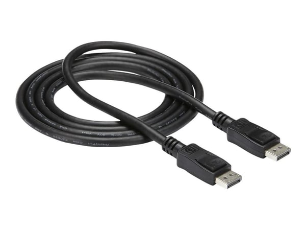 StarTech 3m Certified DisplayPort 1.2 Cable M/M with Latches DP 4k - DisplayPort-kabel - DisplayPort (hann) til DisplayPort (hann) - 3 m - låst, fo...