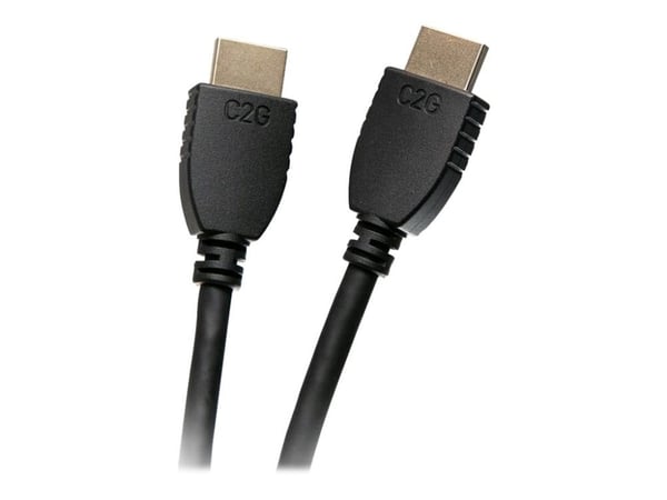 C2G 10t 4K HDMI Cable with Ethernet - High Speed - UltraHD Cable - M/M - HDMI-kabel med Ethernet - HDMI hane till HDMI hane - 3.05 m - skärmad - svart