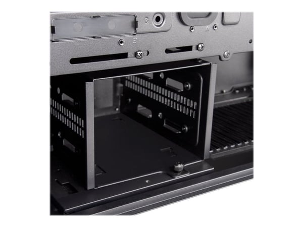 SilverStone Seta Q1 - Mid tower - SSI EEB - ingen strømforsyning (ATX / PS/2) - svart - USB/lyd