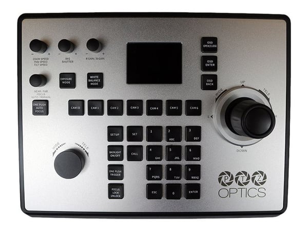 PTZOptics - Fjärrrkontroll till CCTV-kamera - display - LCD - kabel