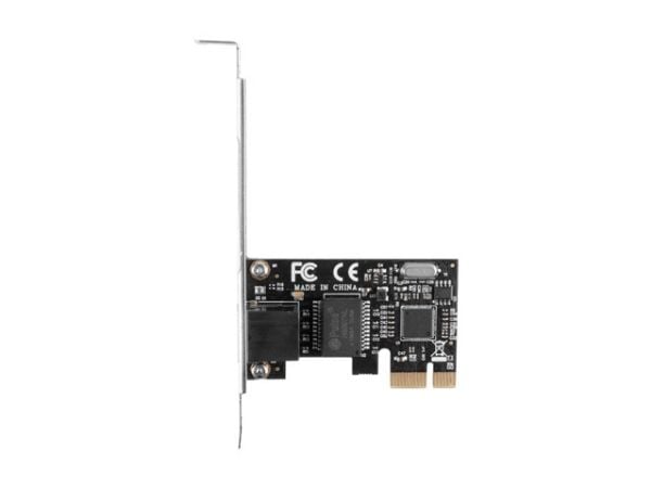 Lanberg PCE-1GB-201 - Nettverksadapter - PCI Express x1 lav profil - Gigabit Ethernet x 1