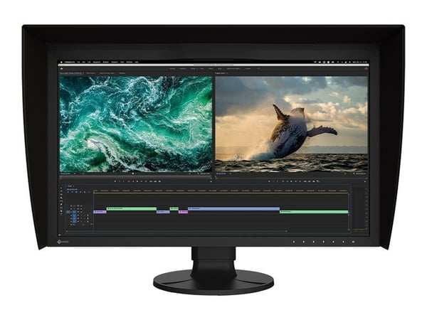 EIZO ColorEdge CG2700S - LED-näyttö - 27" - 2560 x 1440 WQHD - IPS - 400 cd/m² - 1600:1 - 19 ms - HDMI, DisplayPort, USB-C - musta - 6 kuukauden Ze...