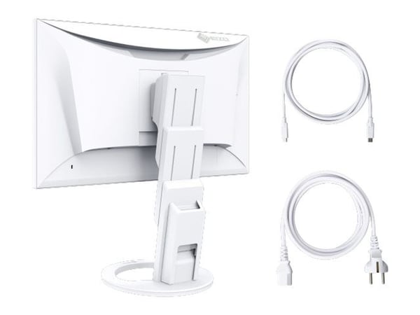 EIZO FlexScan EV2490-WT - Med FlexStand - LED-skjerm - 23.8" - 1920 x 1080 Full HD (1080p) @ 60 Hz - IPS - 250 cd/m² - 1000:1 - 5 ms - HDMI, Displa...