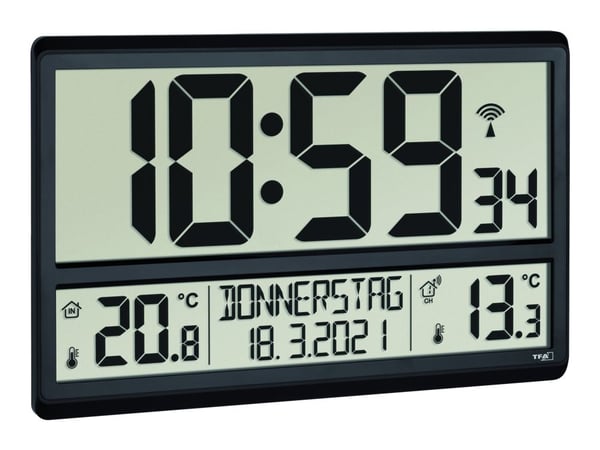 TFA - Termometer - digital - svart
