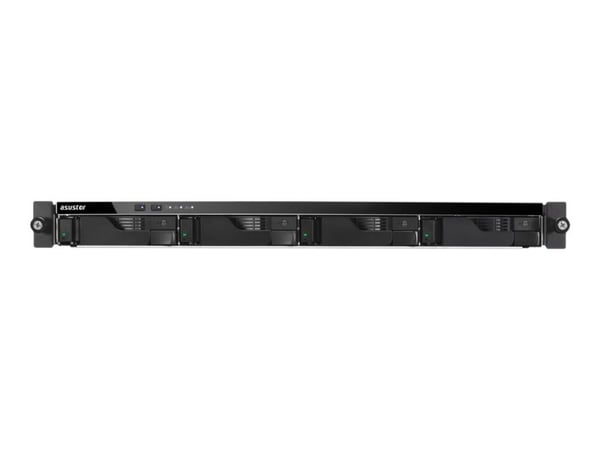 ASUSTOR Lockerstor 4RD AS6504RD - NAS-server - 4 fack - kan monteras i rack - SATA 6Gb/s - RAID RAID 0, 1, 5, 6, 10, JBOD - RAM 8 GB - Gigabit Ethe...