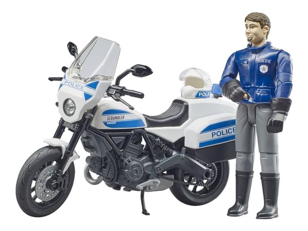 Bruder bworld Ducati Scrambler FT politimotorcykel legetøj Bruder bworld Ducati Scrambler FT politimotorcykel legetøj