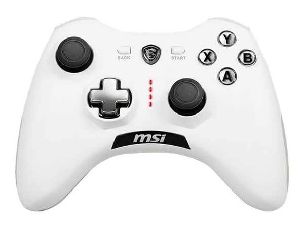 MSI Force GC20 V2 - Håndkonsoll - kablet - hvit - for PC, Android