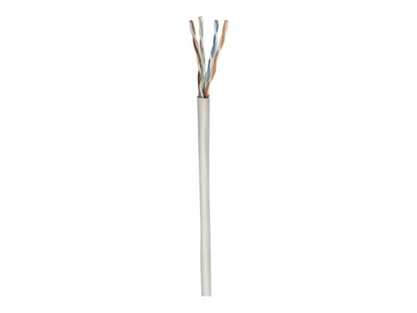 Intellinet Network Bulk Cat6 Cable, 23 AWG, Solid Wire, 305m, Grey, CCA, U/UTP, Box - Bulkkabel - UTP - CAT 6 - fast - grå