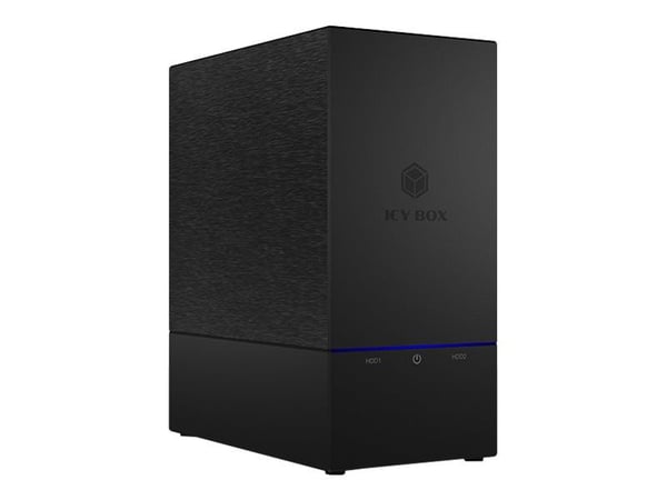 ICY BOX IB-RD3621-C31 - Harddiskarray - 2 brønner (SATA-600) - USB 3.1 Gen 2 (ekstern)