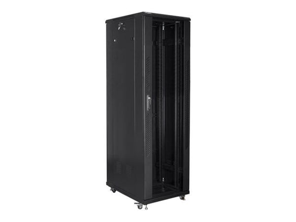 Lanberg - Rack skap - svart, RAL 9004 - 42U - 19"