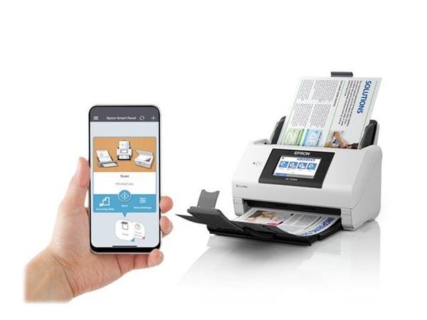 Epson WorkForce DS-790WN - Dokumentskanner - Dupleks - A4/Legal - 600 dpi x 600 dpi - inntil 45 spm (mono) / inntil 45 spm (farge) - ADF (100 ark) ...