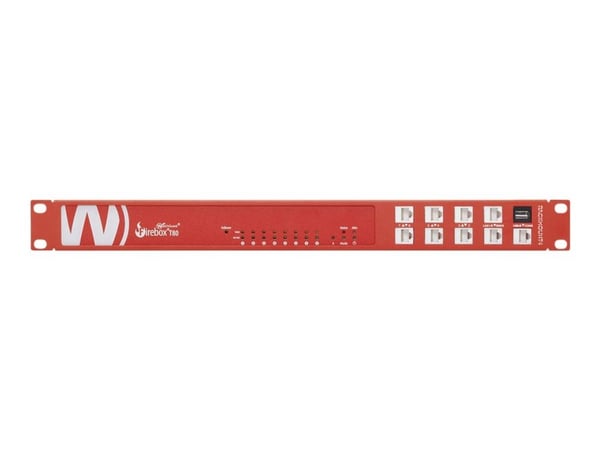 Rackmount.IT RM-WG-T7 - Monteringssett for nettverksenhet - rackmonterbar - WatchGuard Red - 1U - 19" - for WatchGuard Firebox T80
