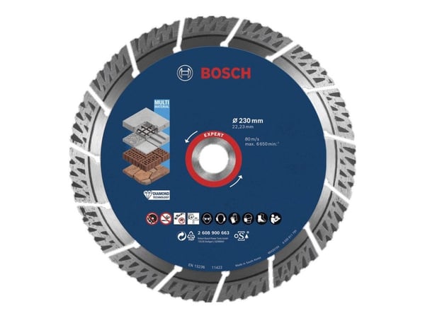 Bosch DIAMANTKOPPLINGSSKIVA MULTI 230MM