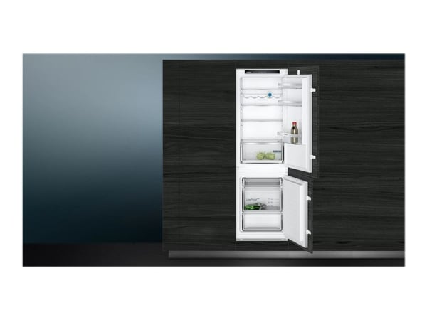 Siemens iQ300 KI86VVSE0 - Integrert kjøl/fryseskap - bunnfryser - bredde: 56 cm - dybde: 55 cm - høyde: 177,5 cm - 267 liter - Klasse E - Glidehengsel