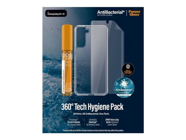 PanzerGlass Hygiene Pack - Tilbehørssett for mobiltelefon - for Samsung Galaxy S21+ 5G